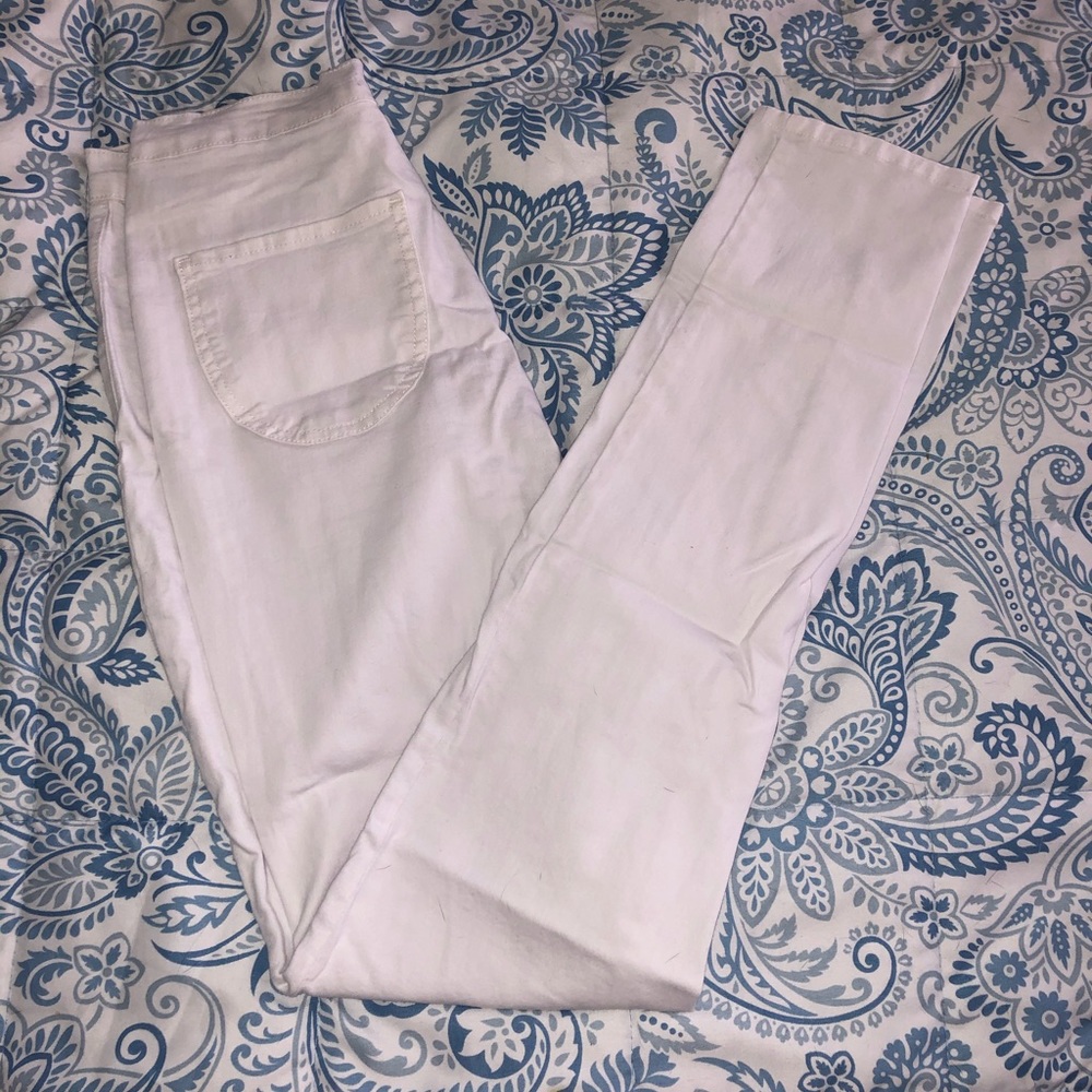 Hi-Rise FashionNova white jeans